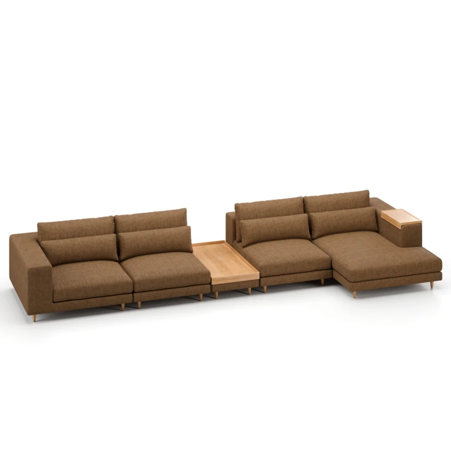 Stellar Works Atelier Leg Sectional Configuration 2 #20