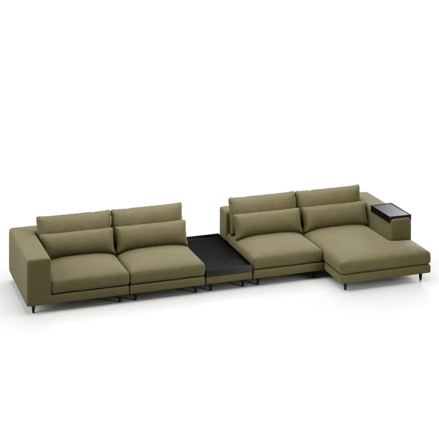 Stellar Works Atelier Leg Sectional Configuration 2 #28