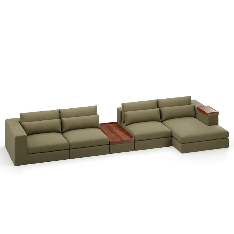 Stellar Works Atelier Skirt Sectional Configuration 2 #9