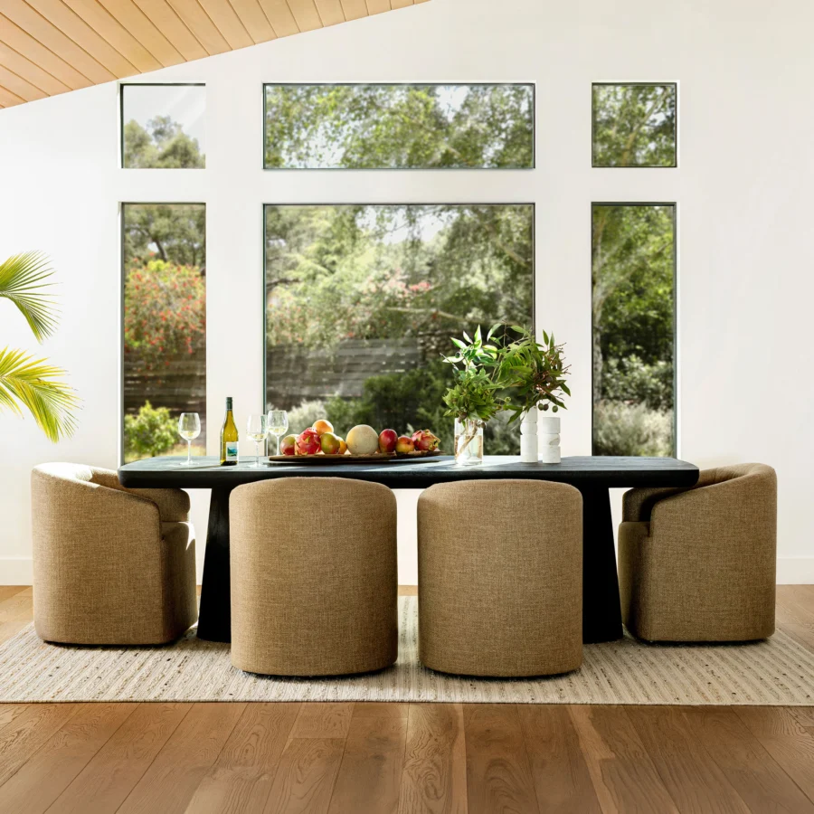 Dovetail Breana Armchair with Casters #6
