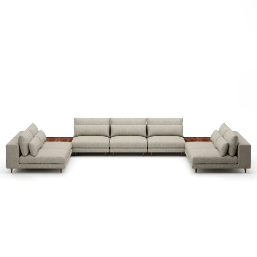 Stellar Works Atelier Leg Sectional Configuration 3 #1