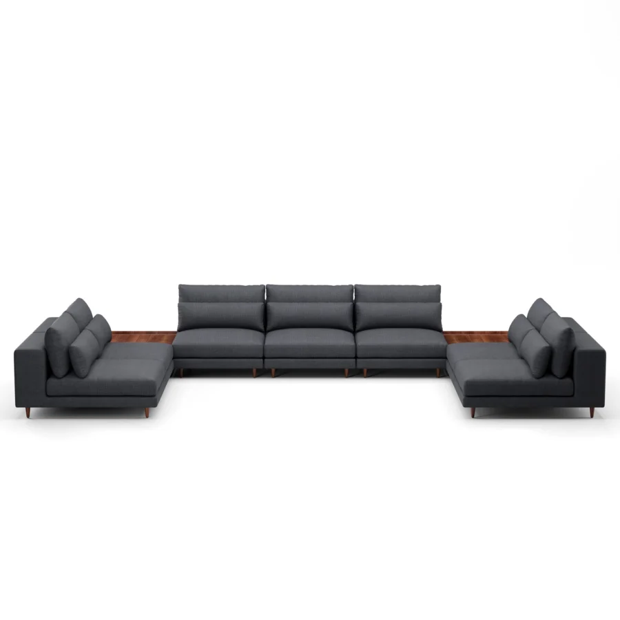 Stellar Works Atelier Leg Sectional Configuration 3 #4