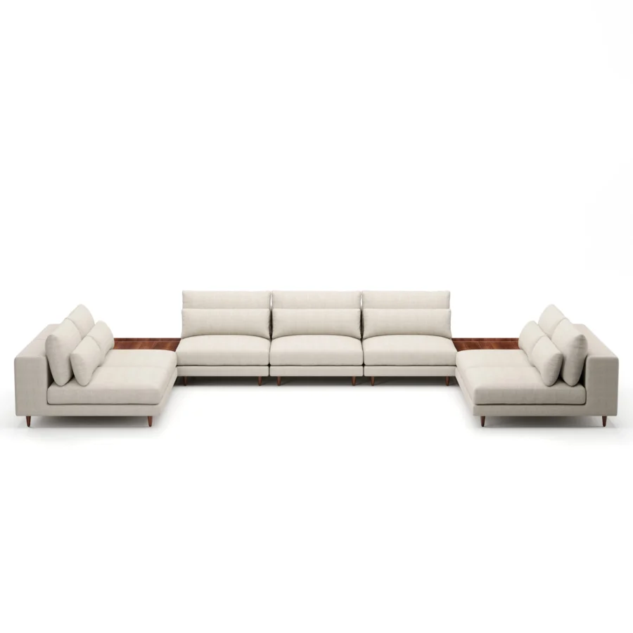 Stellar Works Atelier Leg Sectional Configuration 3 #6