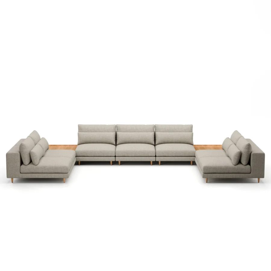 Stellar Works Atelier Leg Sectional Configuration 3 #12
