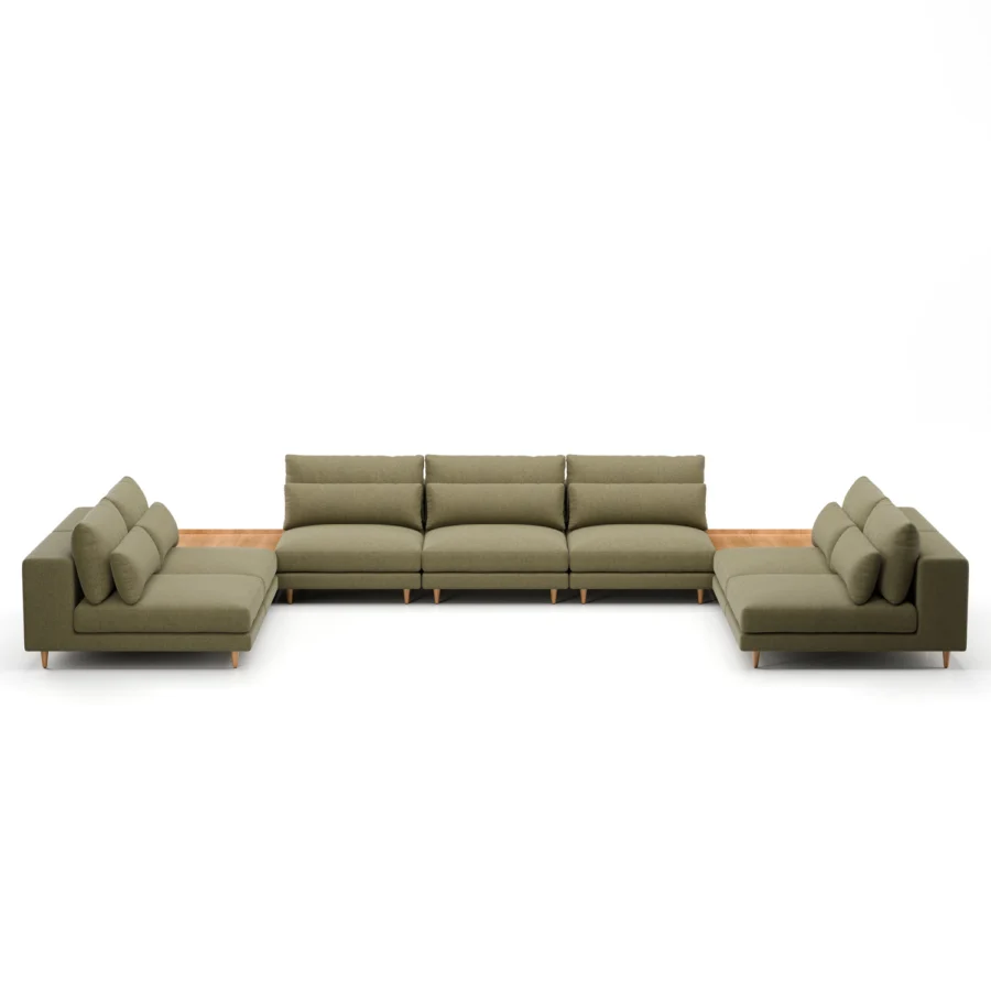 Stellar Works Atelier Leg Sectional Configuration 3 #18