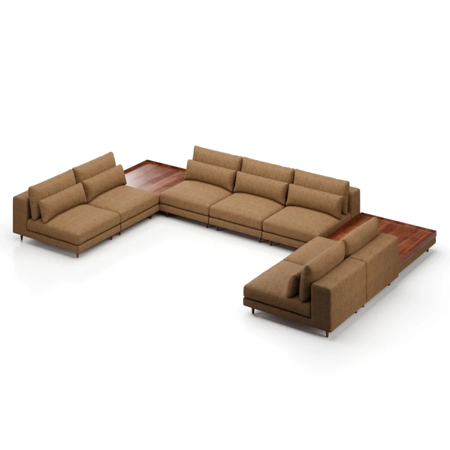 Stellar Works Atelier Leg Sectional Configuration 3 #20