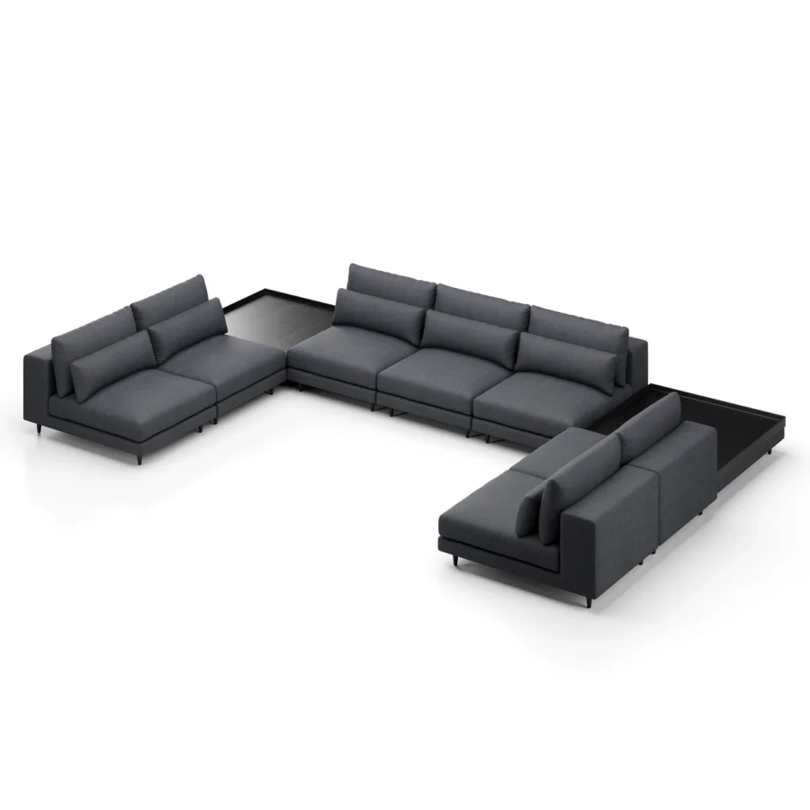 Stellar Works Atelier Leg Sectional Configuration 3 #24