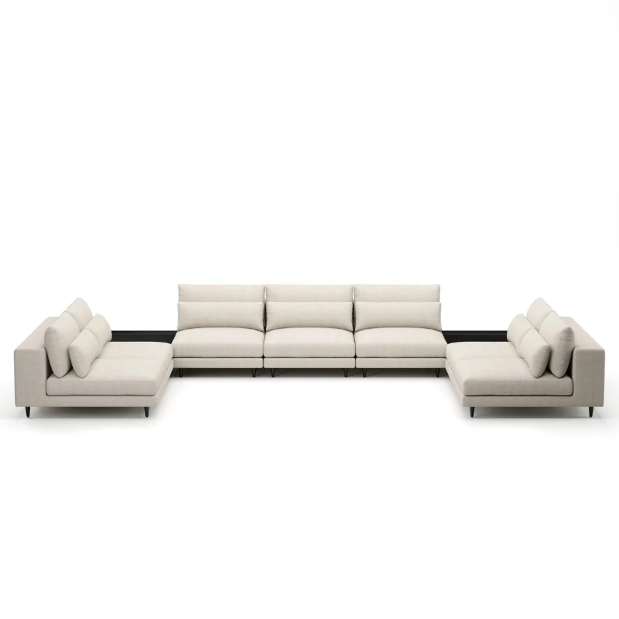 Stellar Works Atelier Leg Sectional Configuration 3 #25