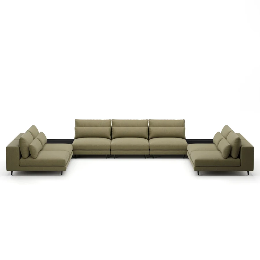 Stellar Works Atelier Leg Sectional Configuration 3 #27