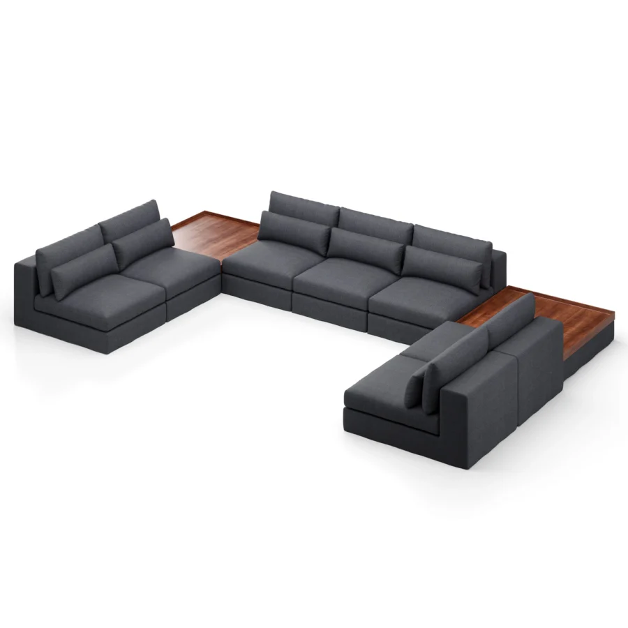 Stellar Works Atelier Skirt Sectional Configuration 3 #5