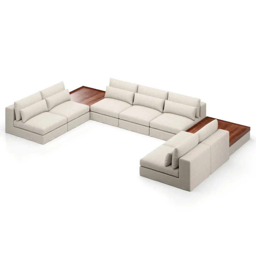 Stellar Works Atelier Skirt Sectional Configuration 3 #7