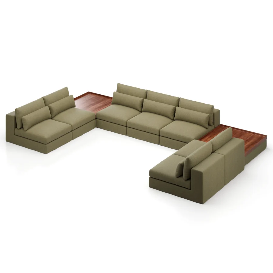 Stellar Works Atelier Skirt Sectional Configuration 3 #9
