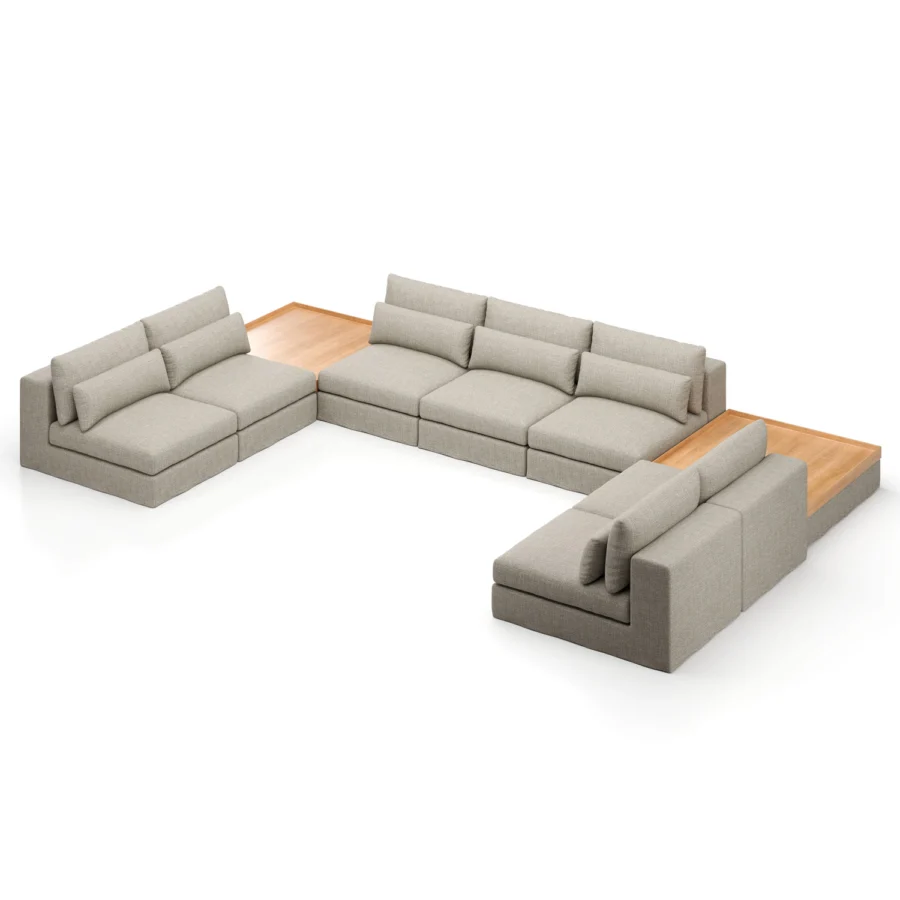 Stellar Works Atelier Skirt Sectional Configuration 3 #13