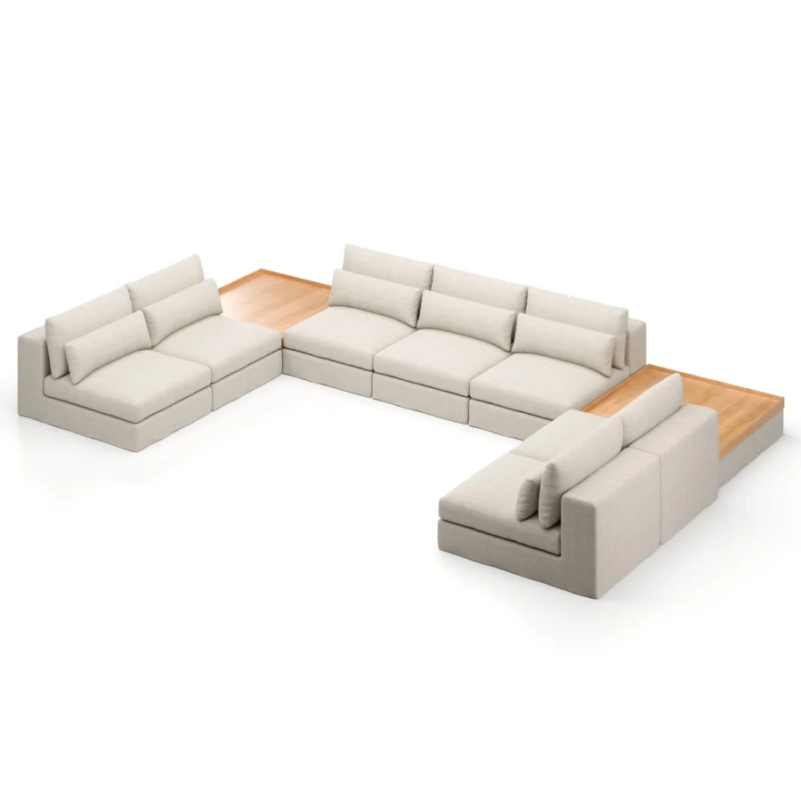 Stellar Works Atelier Skirt Sectional Configuration 3 #17
