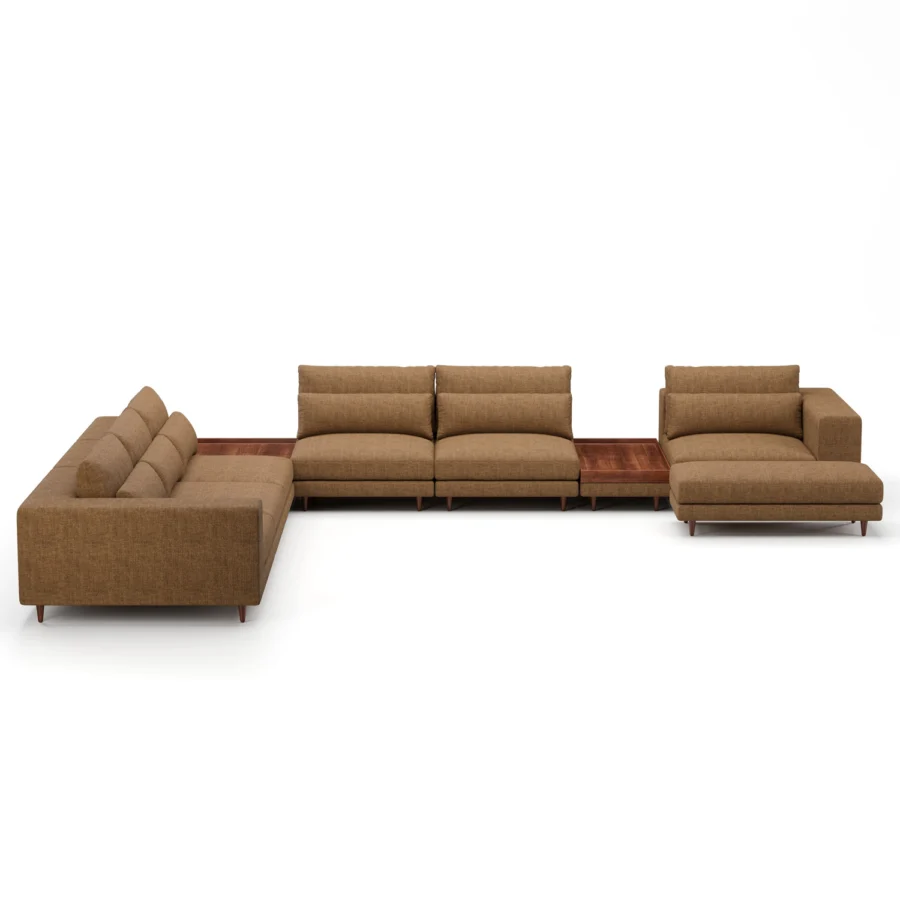 Stellar Works Atelier Leg Sectional Configuration 4 #10