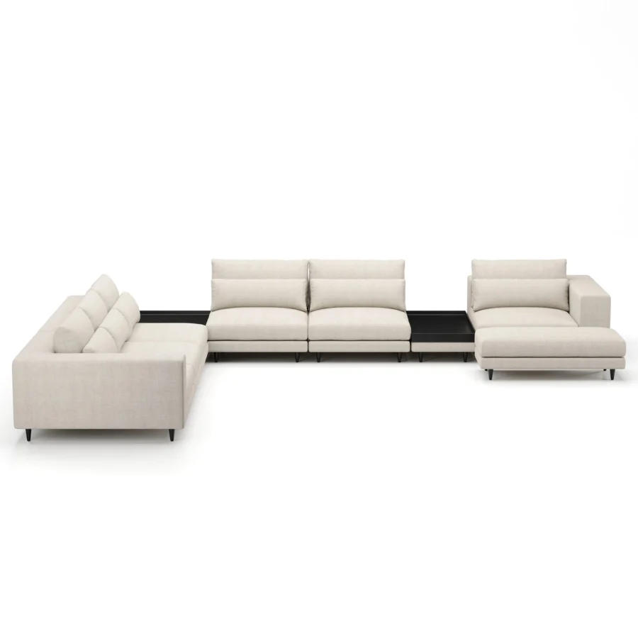 Stellar Works Atelier Leg Sectional Configuration 4 #25