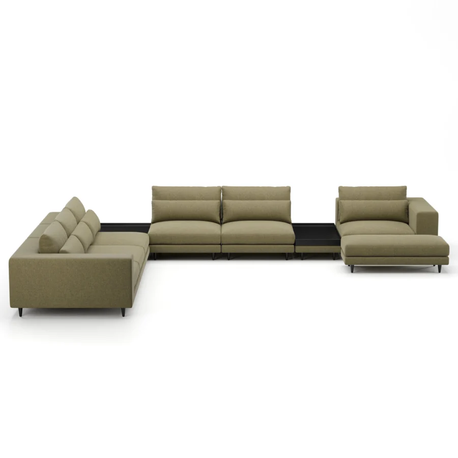 Stellar Works Atelier Leg Sectional Configuration 4 #27