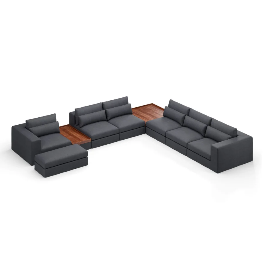 Stellar Works Atelier Skirt Sectional Configuration 4 #5