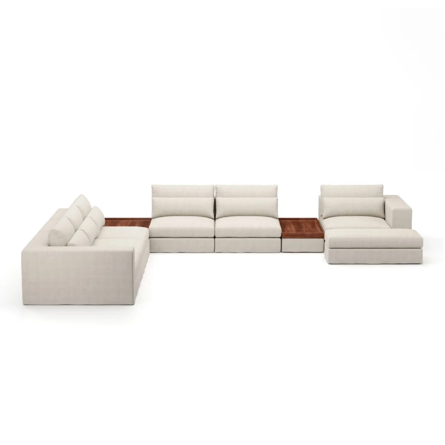 Stellar Works Atelier Skirt Sectional Configuration 4 #6