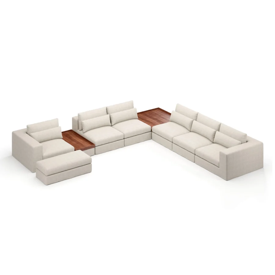 Stellar Works Atelier Skirt Sectional Configuration 4 #7