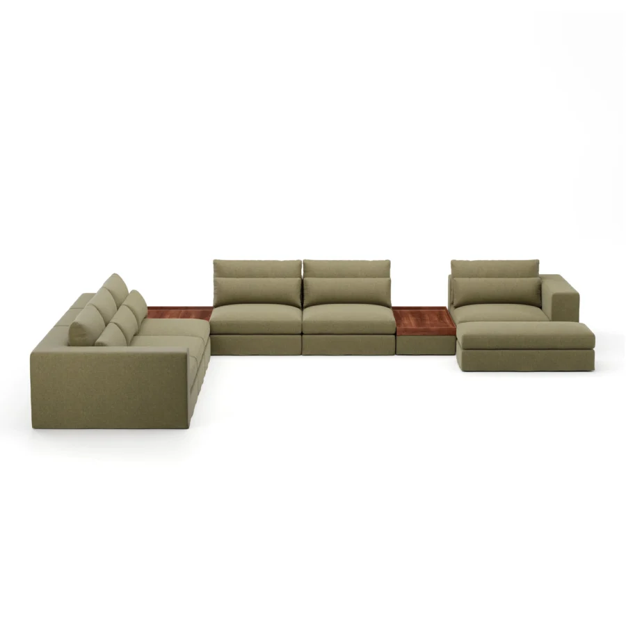 Stellar Works Atelier Skirt Sectional Configuration 4 #8