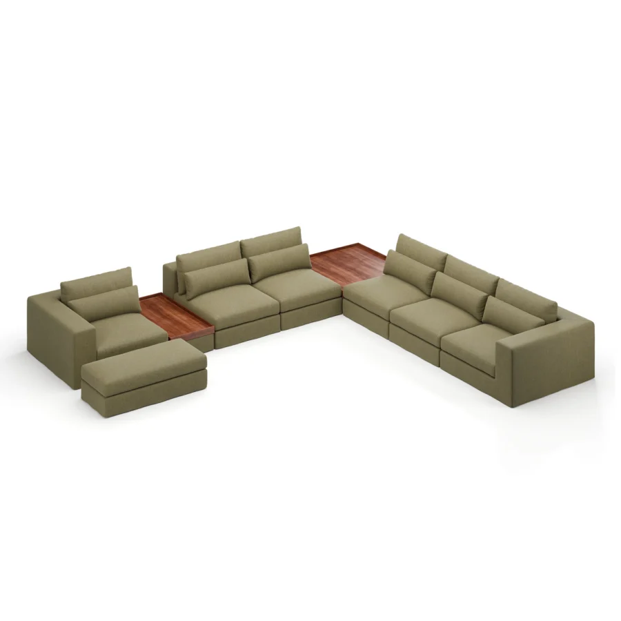 Stellar Works Atelier Skirt Sectional Configuration 4 #9
