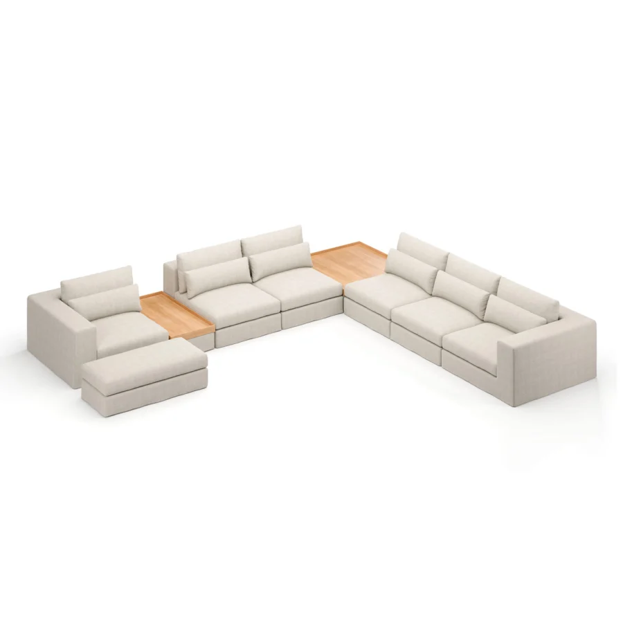 Stellar Works Atelier Skirt Sectional Configuration 4 #17