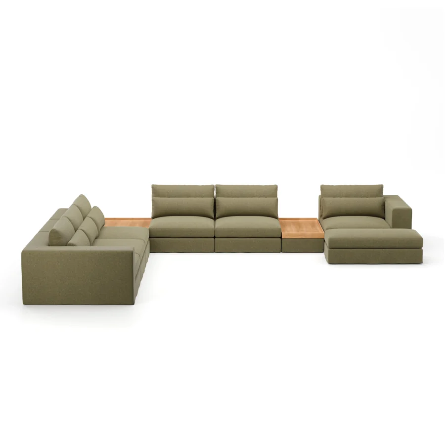 Stellar Works Atelier Skirt Sectional Configuration 4 #2