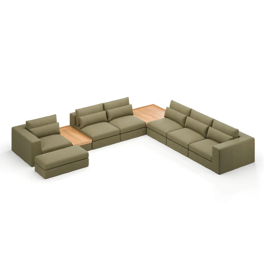 Stellar Works Atelier Skirt Sectional Configuration 4 #18