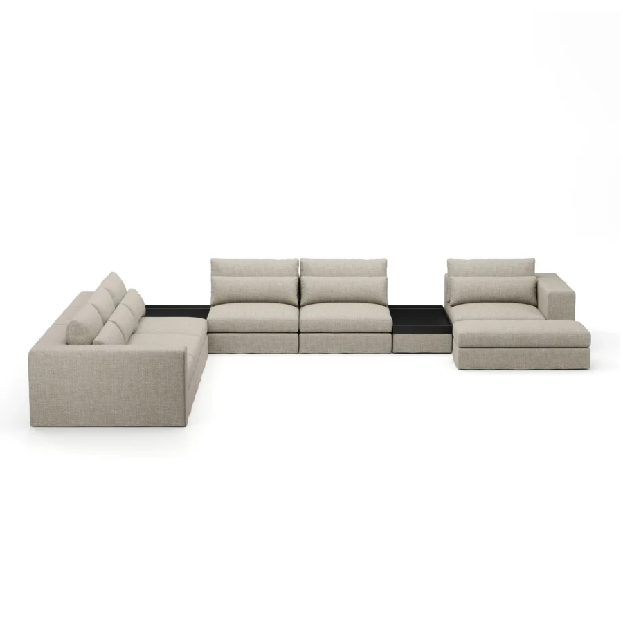Stellar Works Atelier Skirt Sectional Configuration 4 #21