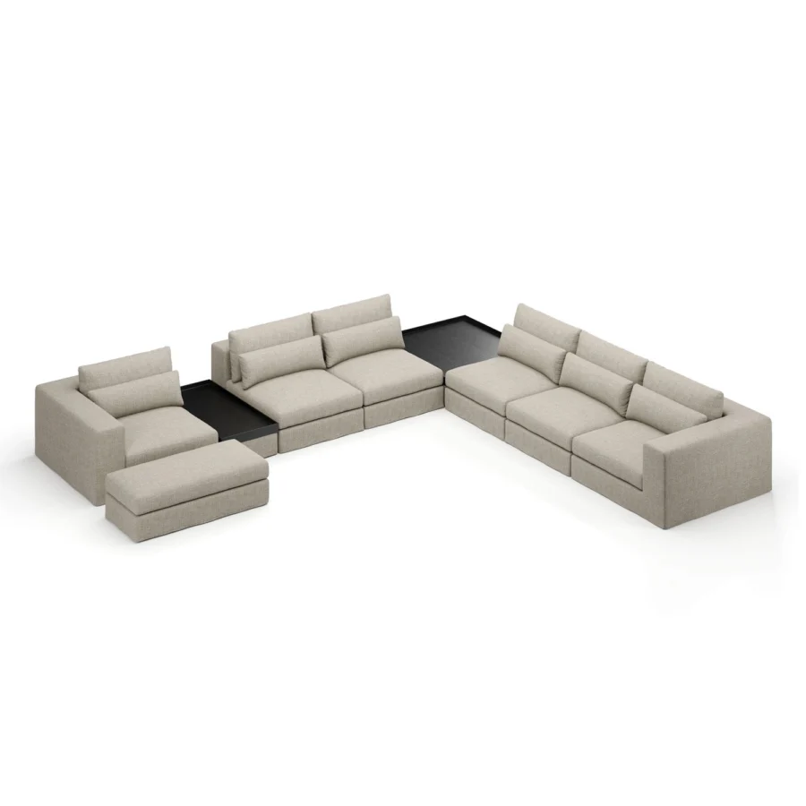 Stellar Works Atelier Skirt Sectional Configuration 4 #22