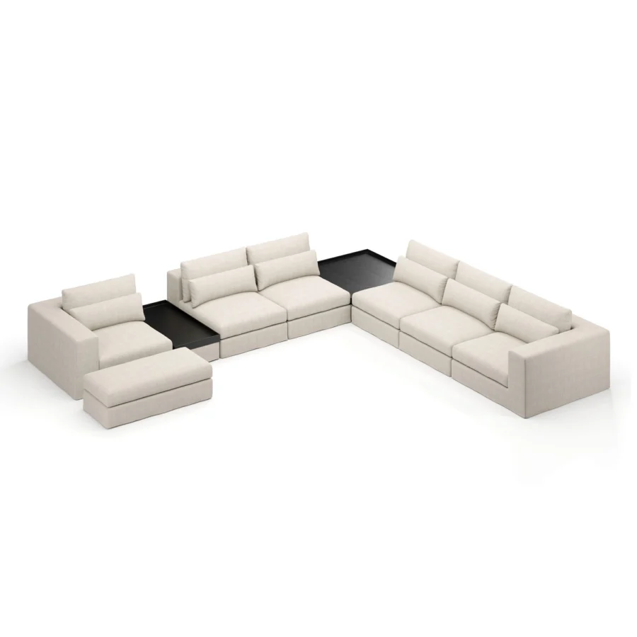 Stellar Works Atelier Skirt Sectional Configuration 4 #26
