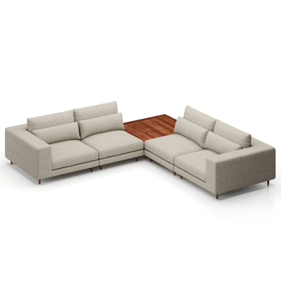 Stellar Works Atelier Leg Sectional Configuration 5 #3