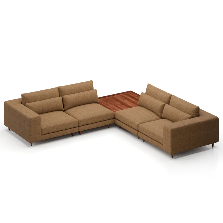 Stellar Works Atelier Leg Sectional Configuration 5 #11