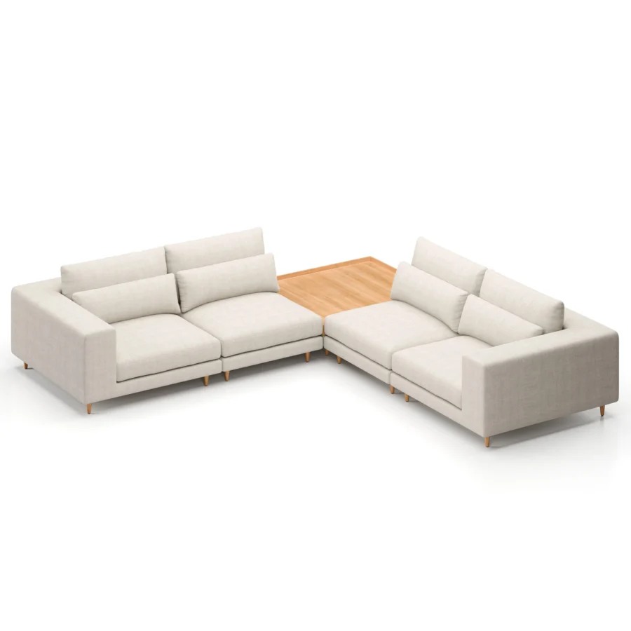 Stellar Works Atelier Leg Sectional Configuration 5 #17