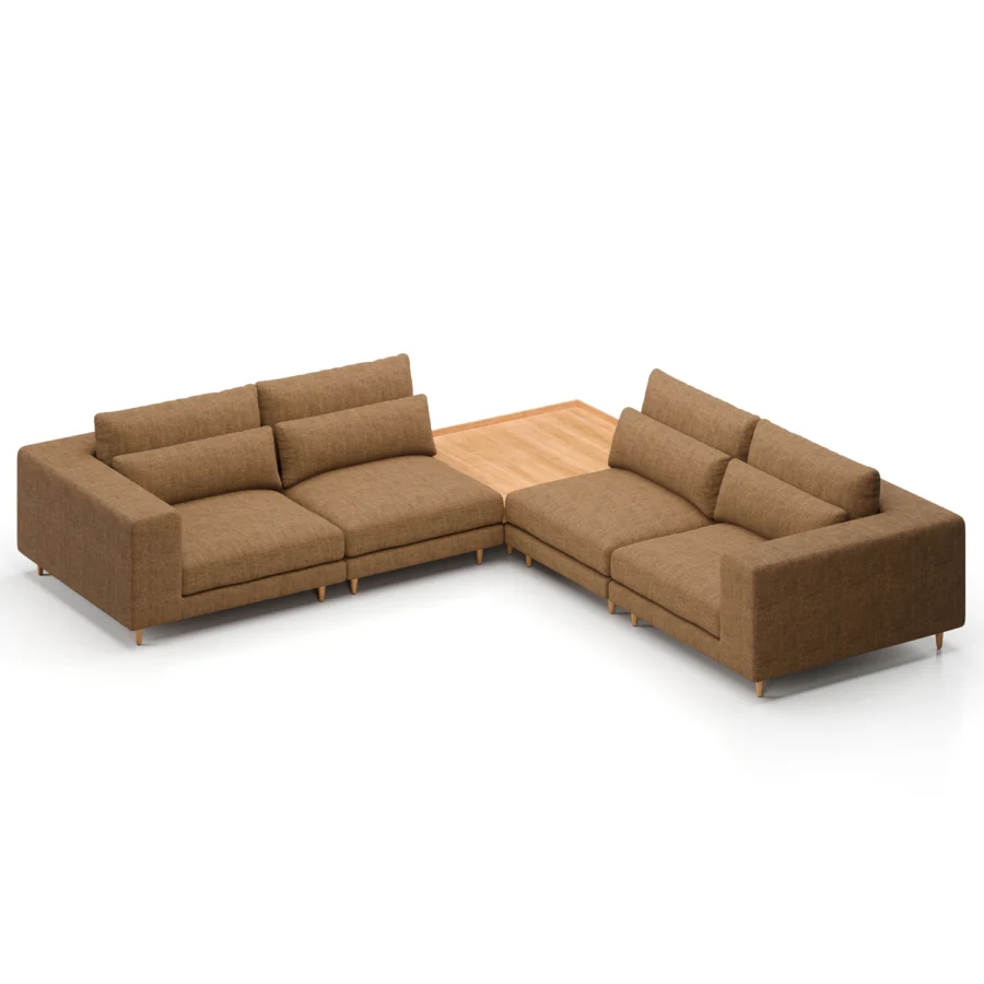 Stellar Works Atelier Leg Sectional Configuration 5 #20