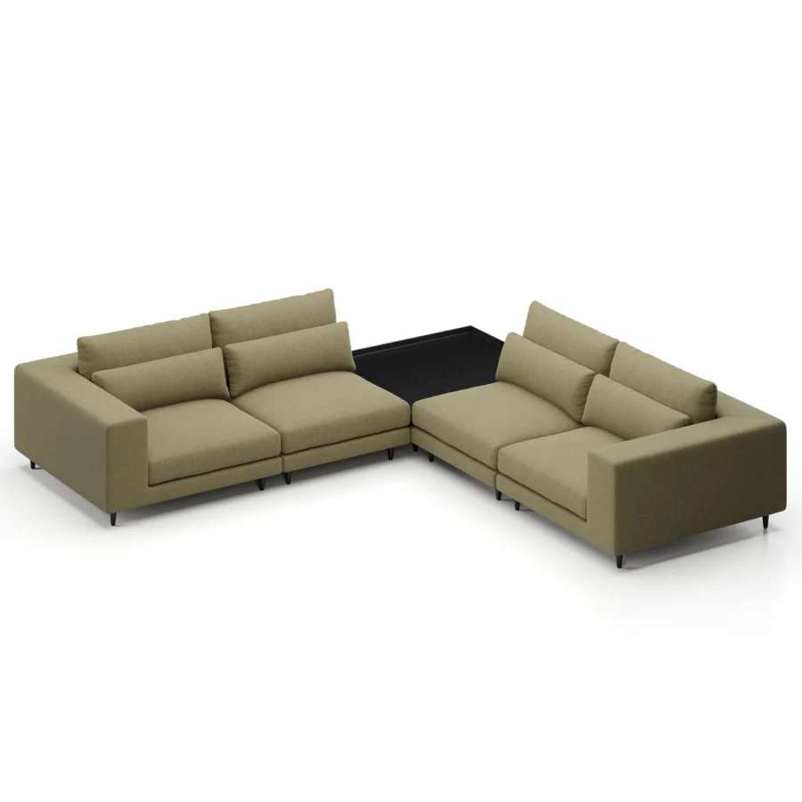 Stellar Works Atelier Leg Sectional Configuration 5 #28