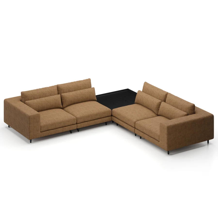 Stellar Works Atelier Leg Sectional Configuration 5 #30