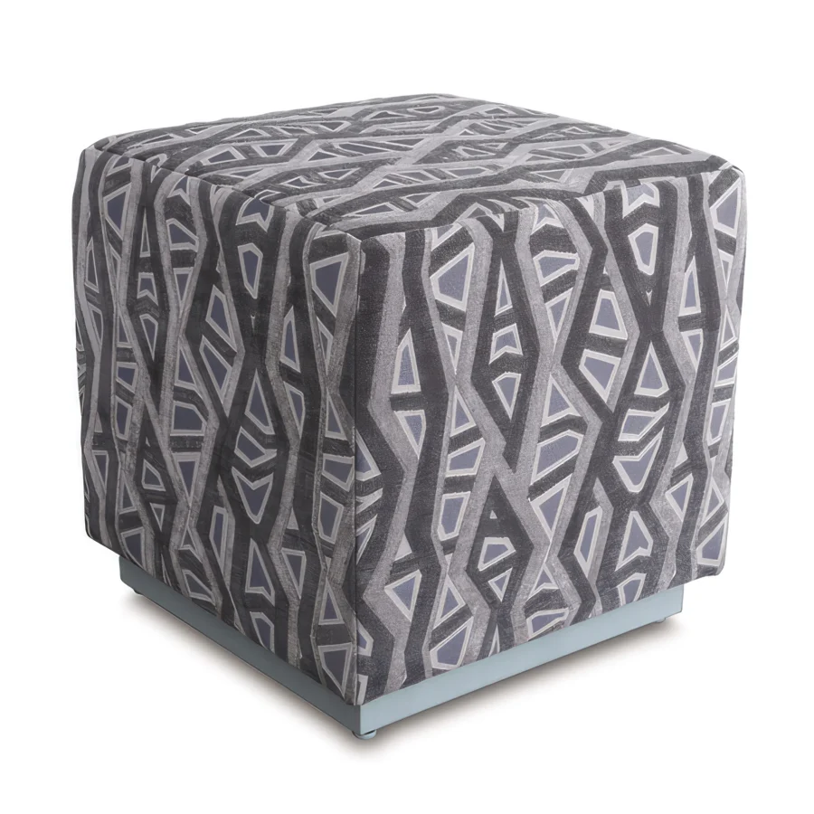 Eastern Accents Noah Cube Ottoman #1