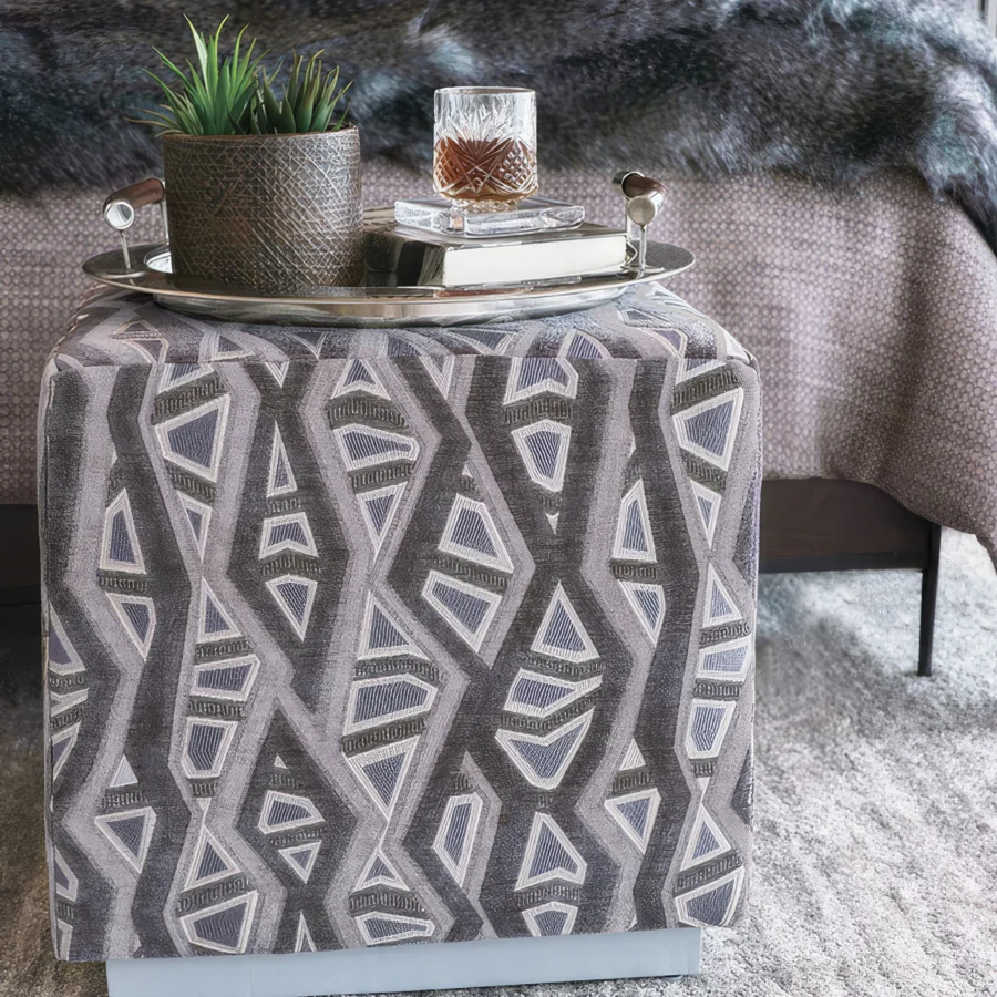 Eastern Accents Noah Cube Ottoman #4