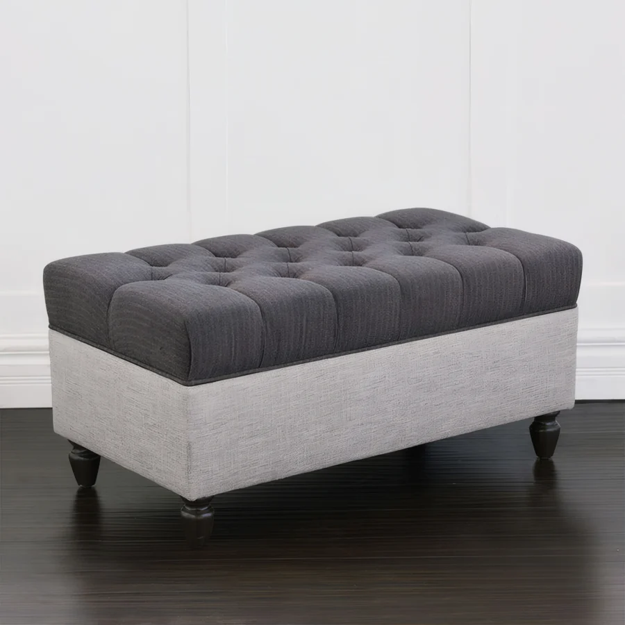 Eastern Accents Pattinson Upholstered Storage Ottoman #2