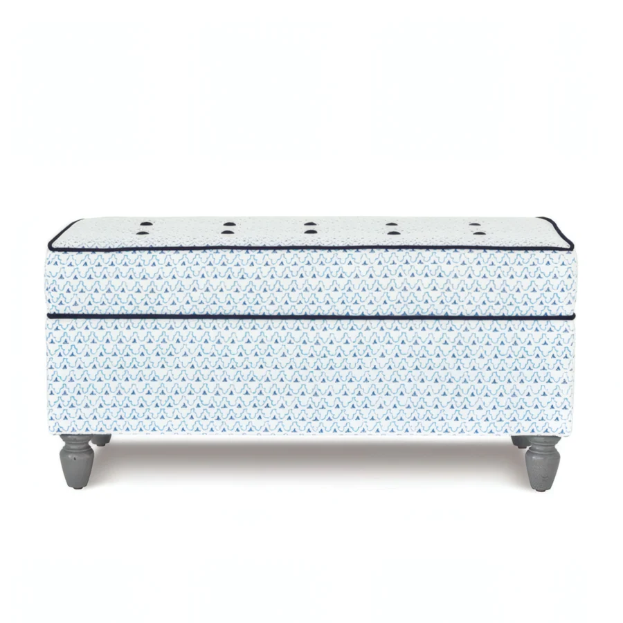 Eastern Accents Phineas Trellis Storage Ottoman #2