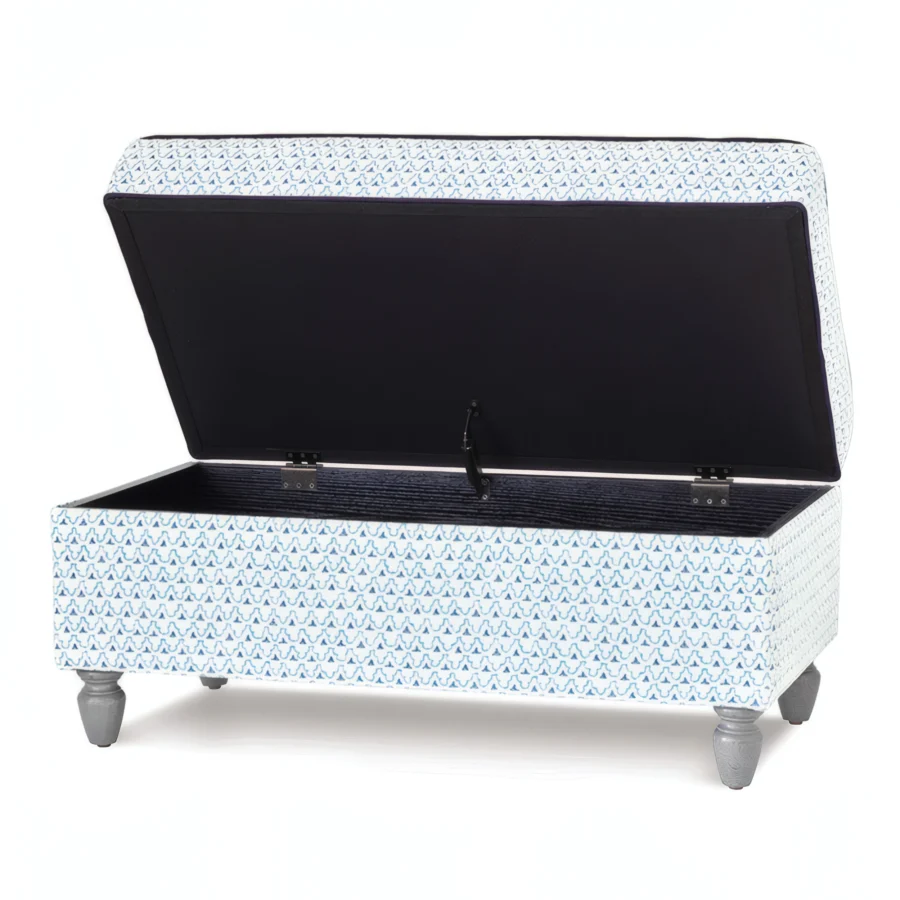 Eastern Accents Phineas Trellis Storage Ottoman #3