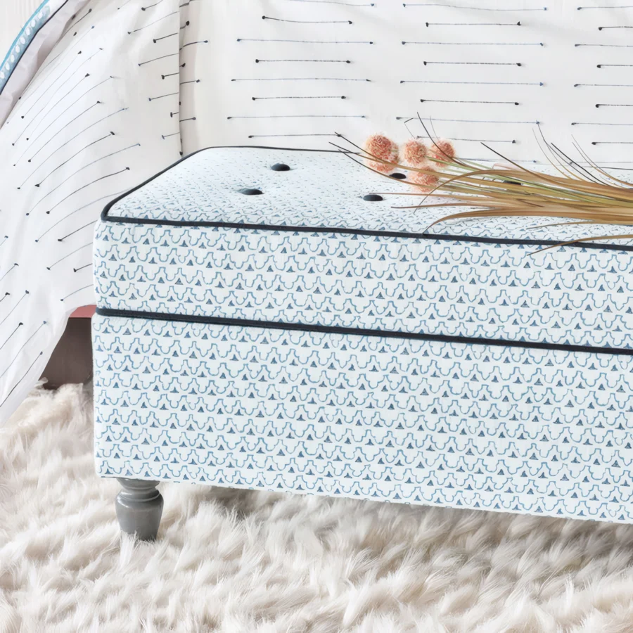 Eastern Accents Phineas Trellis Storage Ottoman #4