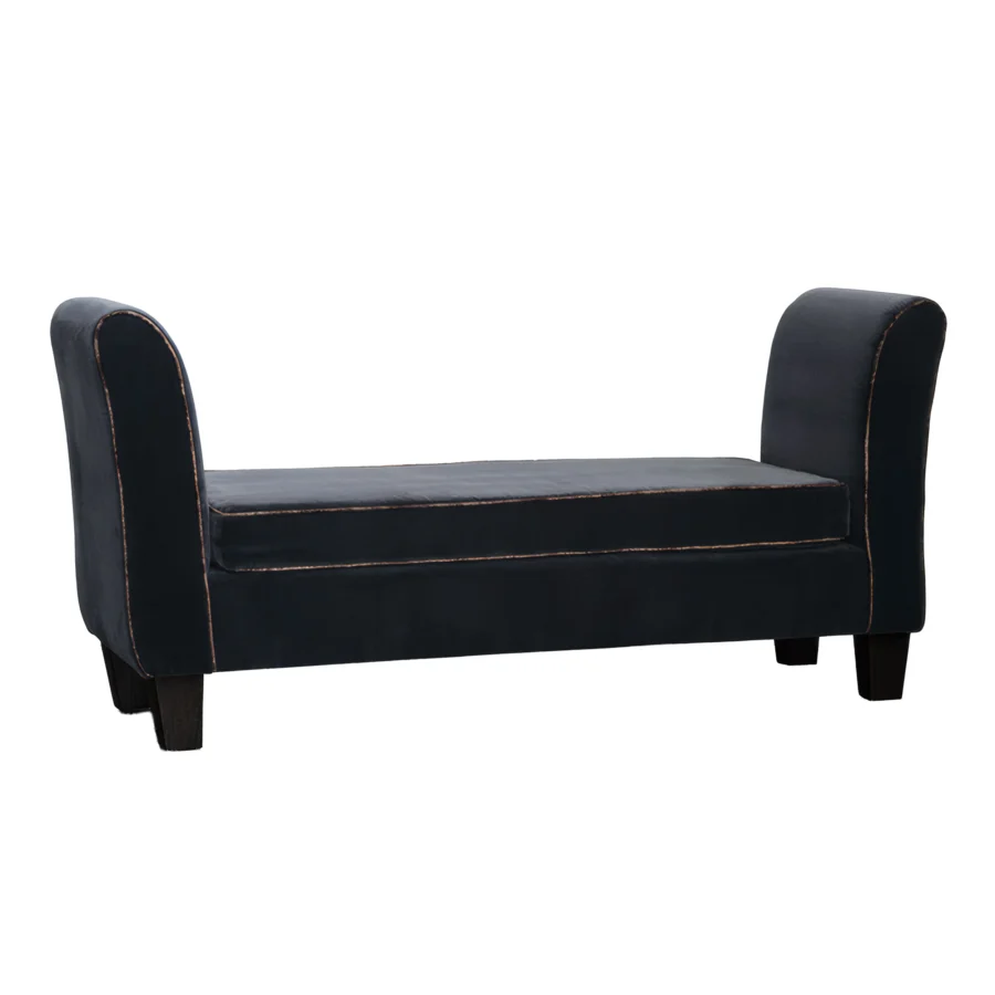 Eastern Accents Priscilla Faux Mohair Bench #1