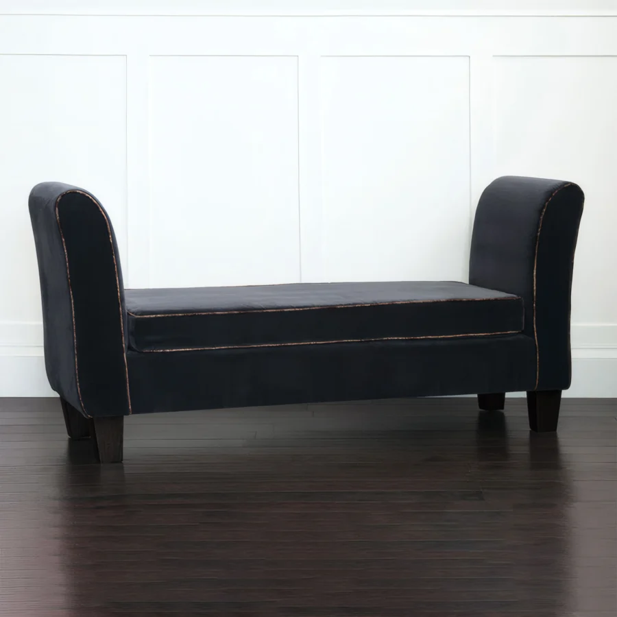 Eastern Accents Priscilla Faux Mohair Bench #2