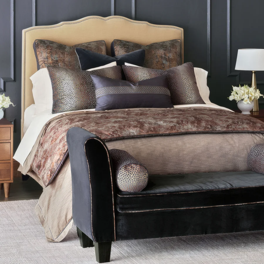 Eastern Accents Priscilla Faux Mohair Bench #4