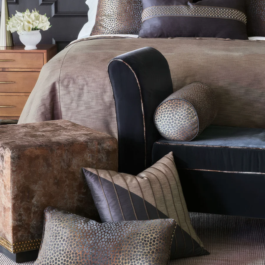 Eastern Accents Priscilla Faux Mohair Bench #5