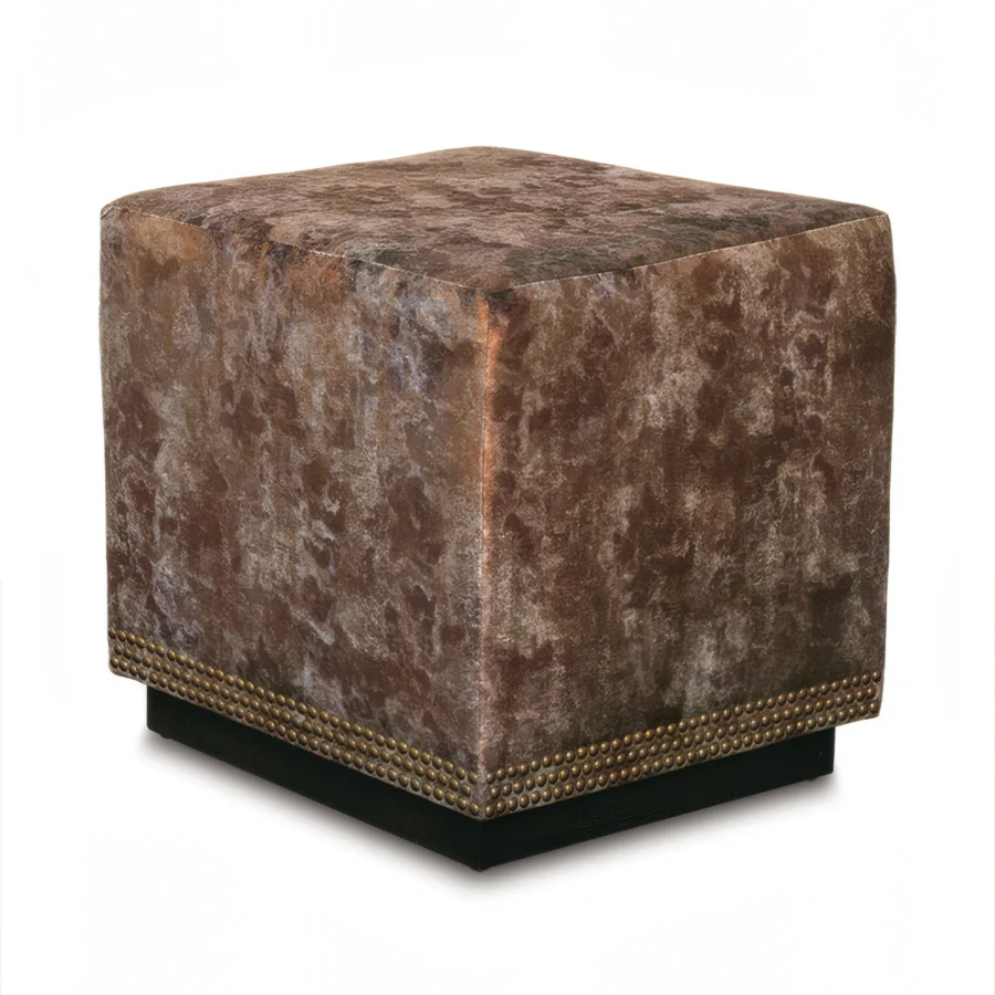 Eastern Accents Priscilla Velvet Ottoman #1