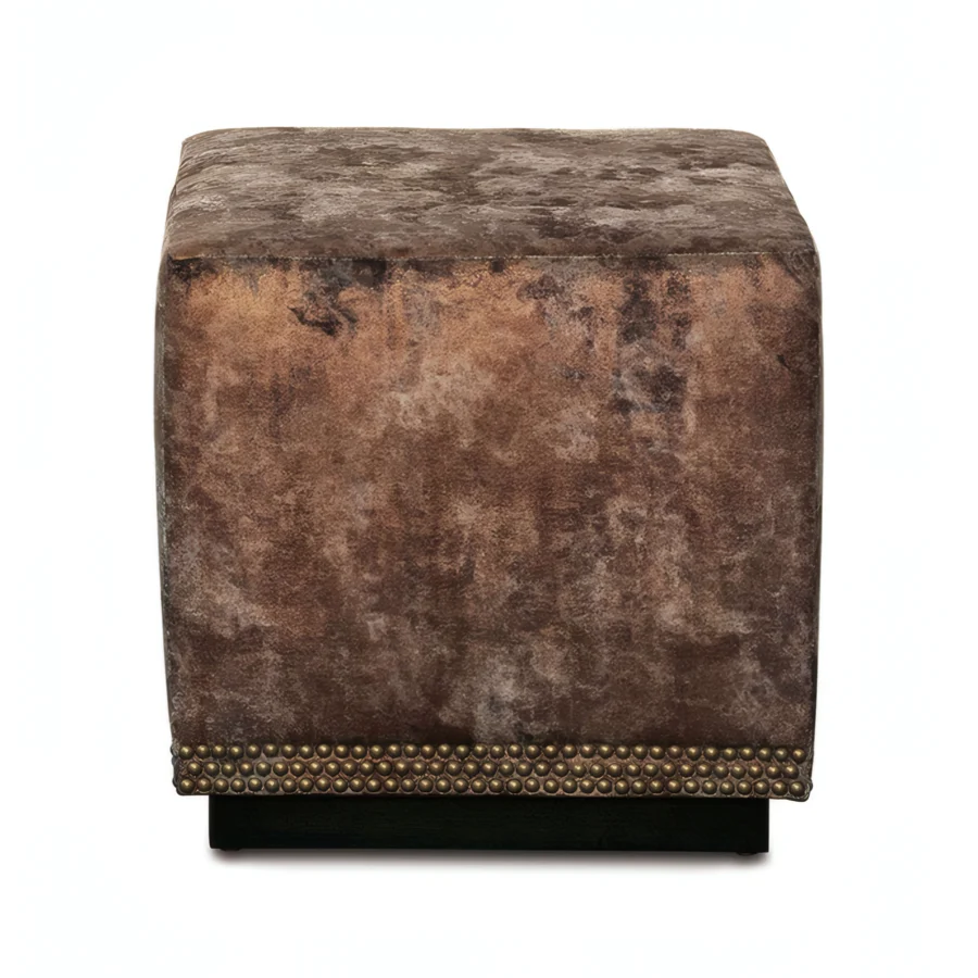 Eastern Accents Priscilla Velvet Ottoman #2